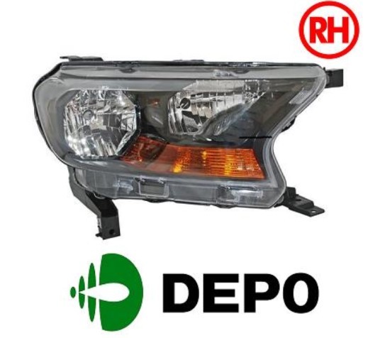 HEADLIGHT RH - FORD RANGER 2015 - 2018